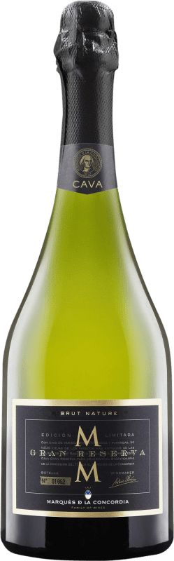 21,95 € 免费送货 | 白起泡酒 Marqués de La Concordia Brut Nature 大储备 D.O. Cava
