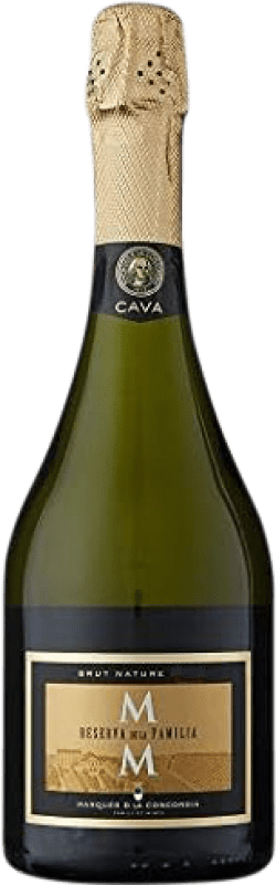 12,95 € | Blanc mousseux Marqués de La Concordia Brut Nature Réserve D.O. Cava Catalogne Espagne Macabeo, Xarel·lo, Chardonnay, Parellada 75 cl