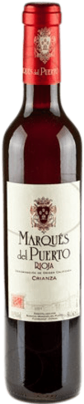 Free Shipping | Red wine Marqués del Puerto Aged D.O.Ca. Rioja The Rioja Spain Medium Bottle 50 cl