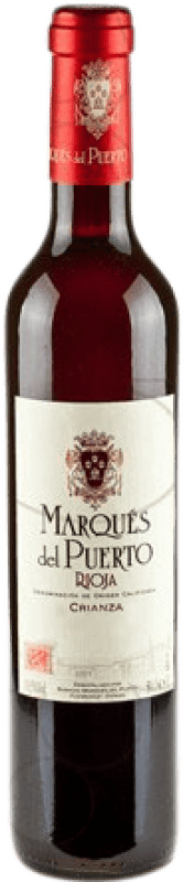 Free Shipping | Red Wine Marqués del Puerto Crianza — Aged D.O.Ca. Rioja The Rioja Spain Medium Bottle 50 cl