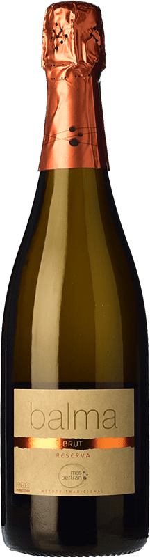 9,95 € | 白スパークリングワイン Mas Bertran Balma Brut 予約 D.O. Penedès カタロニア スペイン Macabeo, Xarel·lo, Parellada 75 cl