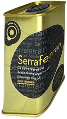 Kostenloser Versand | Olivenöl Oli de Ventallo Serraferran E-NOL Extra Nativ Spanien Dose 25 cl