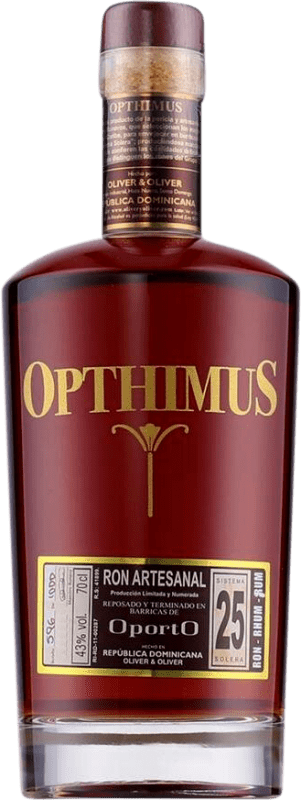 送料無料 | ラム Oliver & Oliver Opthimus ドミニカ共和国 25 年 70 cl