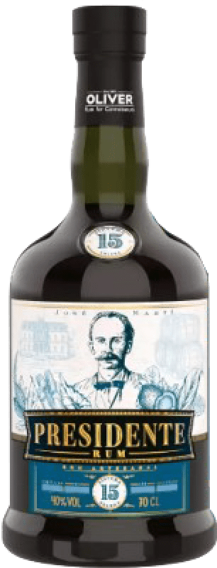 送料無料 | ラム Oliver & Oliver Presidente ドミニカ共和国 15 年 70 cl