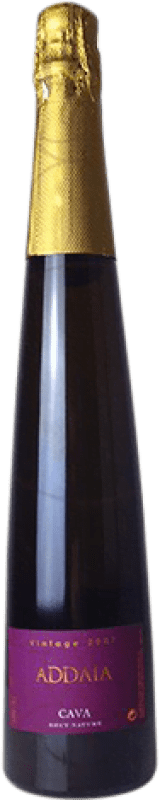 Бесплатная доставка | Белое игристое вино Organic Wines Addaia Brut Nature — Брют Натюр молодое D.O. Cava Каталония Испания Macabeo — Макабео, Xarel·lo — Шарелло, Parellada — Парельяда 75 cl