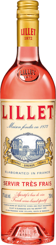 Kostenloser Versand | Wermut Lillet Rosé Frankreich 75 cl