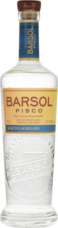 28,95 € Free Shipping | Pisco San Isidro Barsol Selecto Acholado Peru Bottle 70 cl