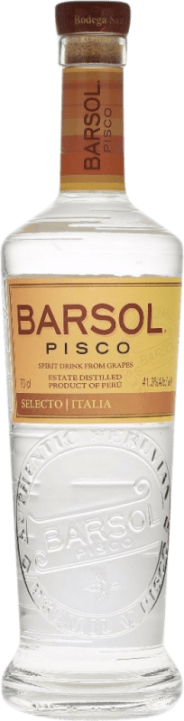 38,95 € Free Shipping | Pisco San Isidro Barsol Selecto Italia Peru Bottle 70 cl
