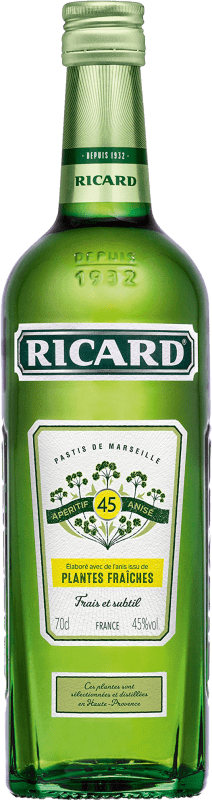 12,95 € Envio grátis | Aperitivo Pastis Pernod Ricard Plantes Fraiches