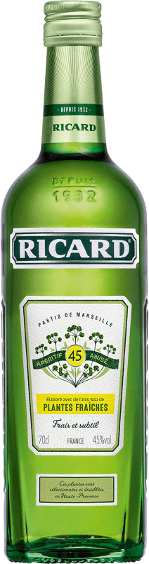 13,95 € Envio grátis | Aperitivo Pastis Pernod Ricard Plantes Fraiches