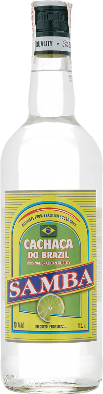 Envio grátis | Cachaça Samba Brasil 1 L