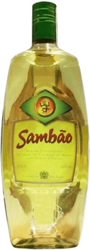 Envio grátis | Cachaça Sambao Brasil 70 cl