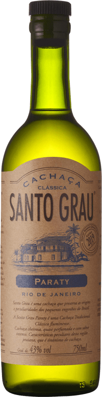 Envio grátis | Cachaça Santo Grau Brasil 70 cl