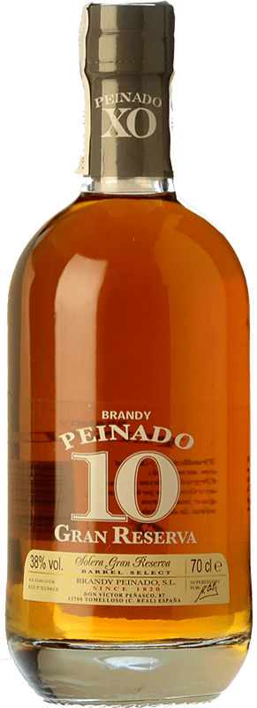 37,95 € 送料無料 | ブランデー Peinado グランド・リザーブ 10 年