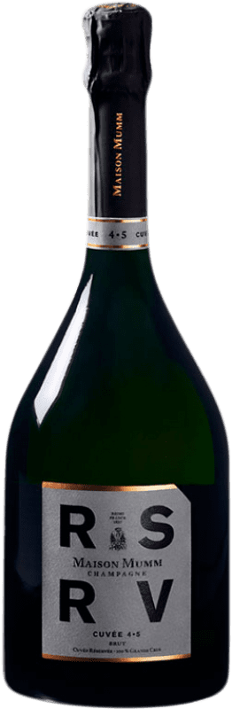 46,95 € | Blanc mousseux G.H. Mumm RSRV Cuvée 4.5 Grand Cru Brut A.O.C. Champagne Champagne France Pinot Noir, Chardonnay 75 cl