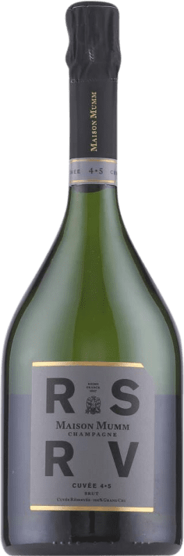 Envoi gratuit | Blanc mousseux G.H. Mumm RSRV Cuvée 4.5 Grand Cru Brut A.O.C. Champagne Champagne France Pinot Noir, Chardonnay 75 cl