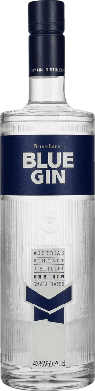 Free Shipping | Gin Blue Austrian. Vintage Dry Gin Austria 70 cl