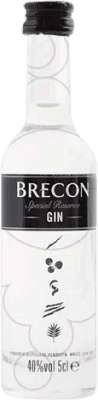 Free Shipping | Gin Penderyn Brecon Gin United Kingdom Miniature Bottle 5 cl