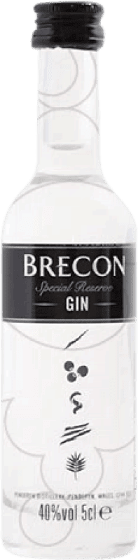 Free Shipping | Gin Penderyn Brecon Gin United Kingdom Miniature Bottle 5 cl