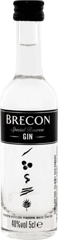 Kostenloser Versand | Gin Penderyn Brecon Gin Großbritannien Miniaturflasche 5 cl