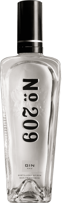 Envío gratis | Ginebra Nº 209 Gin Estados Unidos 70 cl