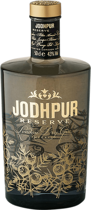 28,95 € Spedizione Gratuita | Genever Gin Jodhpur Riserva Bottiglia Medium 50 cl