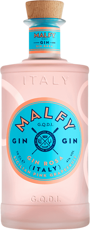 Бесплатная доставка | Джин Malfy Gin Rosa Италия 70 cl