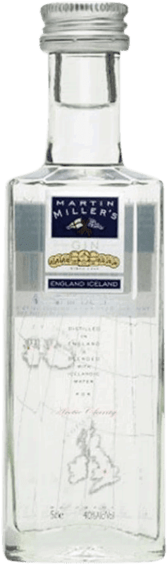 Spedizione Gratuita | Gin Martin Miller's Arctic Clarity Dry Gin Regno Unito Bottiglia Miniatura 5 cl