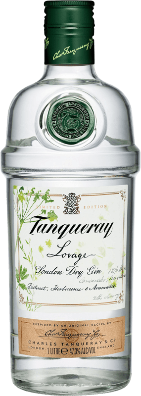 Envio grátis | Gin Tanqueray Lovage Reino Unido 1 L