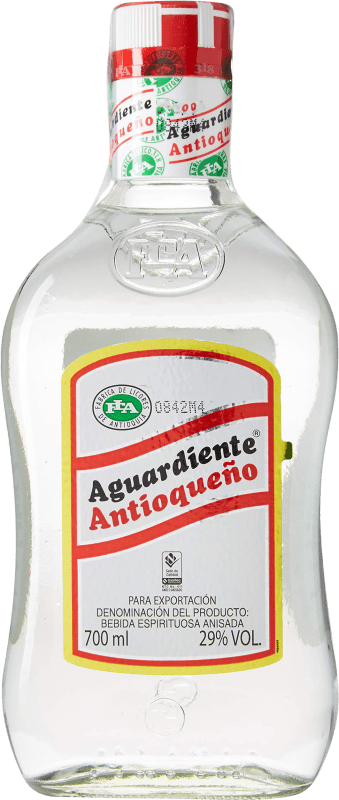 Envoi gratuit | Eau-de-vie Aguardiente Antioqueño Colombie 70 cl