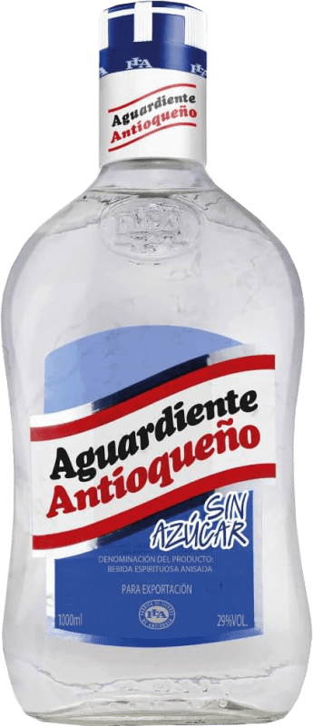 Envio grátis | Aguardente Orujo Aguardiente Antioqueño Sin azúcar Colômbia 1 L