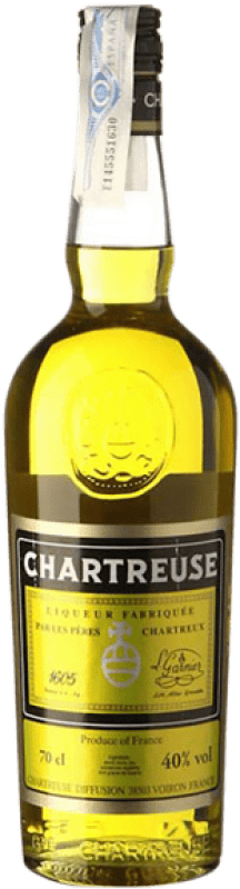 Kostenloser Versand | Liköre Chartreuse Jaune — Gelb Frankreich Doppelmagnum Jeroboam-Flasche 3 L