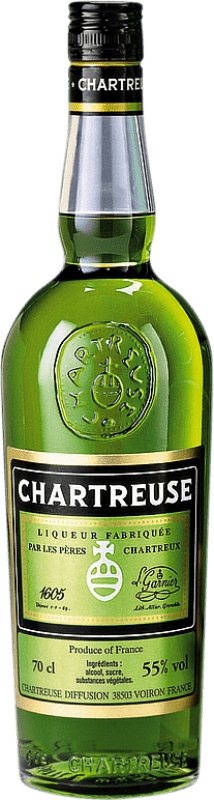 Envio grátis | Licores Chartreuse Verd França 70 cl