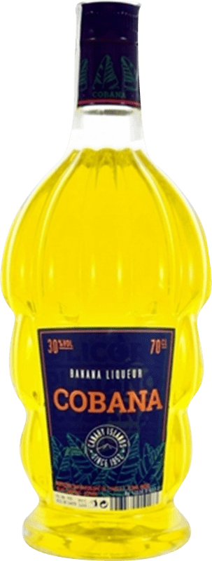 Envio grátis | Schnapp Cobana. Licor de Banana Espanha 70 cl