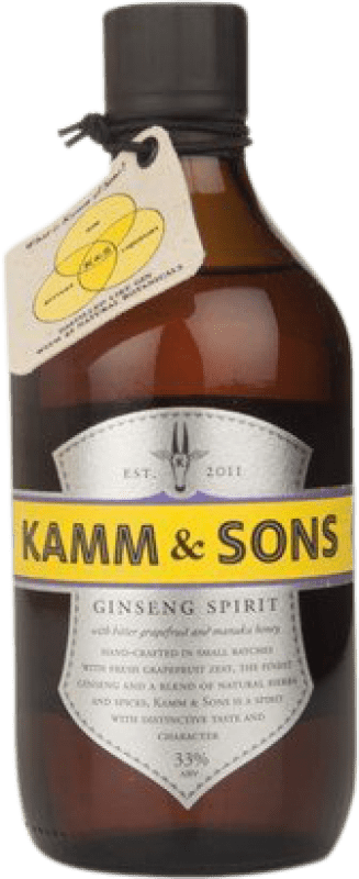 Envío gratis | Licores Kamm & Sons. Ginseng Spirit Reino Unido Botella Medium 50 cl