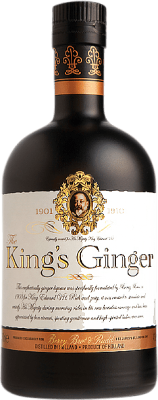 免费送货 | 利口酒 King's Ginger 荷兰 瓶子 Medium 50 cl