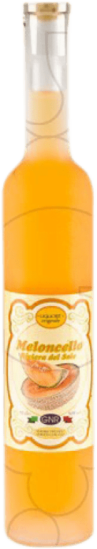 12,95 € Envio grátis | Limoncello Del Sole Meloncello Garrafa Medium 50 cl