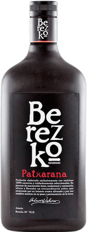Spedizione Gratuita | Pacharán Ambrosio Velasco Berezko Patxarana Premium D.O. Navarra Navarra Spagna 1 L