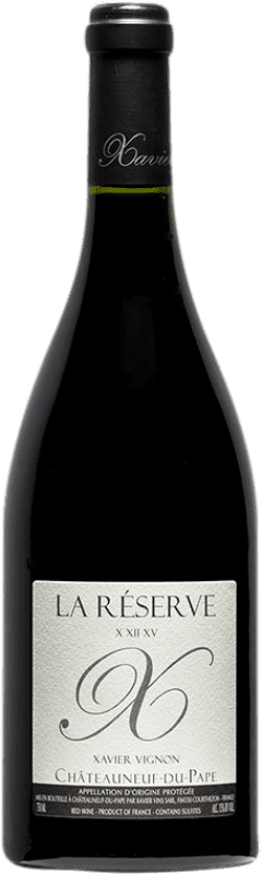 Free Shipping | Red wine Xavier Vignon La Réserve X XII XV NV Reserve A.O.C. Châteauneuf-du-Pape Provence France Grenache, Mourvèdre, Cinsault, Counoise 75 cl