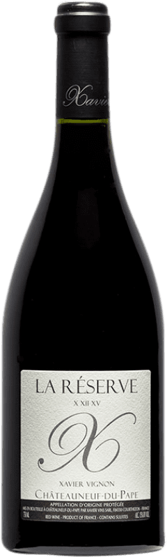 Envoi gratuit | Vin rouge Xavier Vignon La Réserve X XII XV NV Réserve A.O.C. Châteauneuf-du-Pape Provence France Grenache, Mourvèdre, Cinsault, Counoise 75 cl