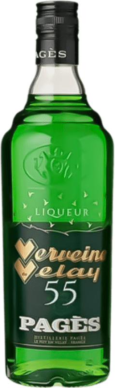 Envío gratis | Licores Pagès Verveine Velay 55º Verde Francia 70 cl