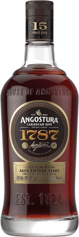 91,95 € | 朗姆酒 Angostura 1787 Extra Añejo 特立尼达和多巴哥 70 cl