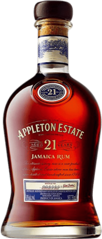 155,95 € Envío gratis | Ron Appleton Estate 21 Años