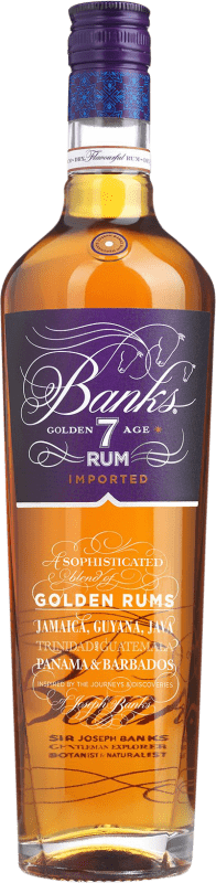 71,95 € Envio grátis | Rum Banks. Golden Age 7 Anos