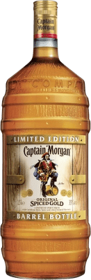 朗姆酒 Captain Morgan Spiced Añejo Barrel Bottle 瓶子 Magnum 1,5 L