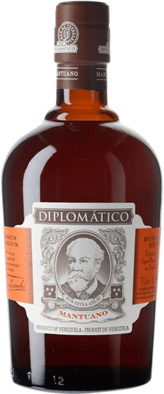 免费送货 | 朗姆酒 Diplomático Mantuano Extra Añejo 预订 委内瑞拉 70 cl