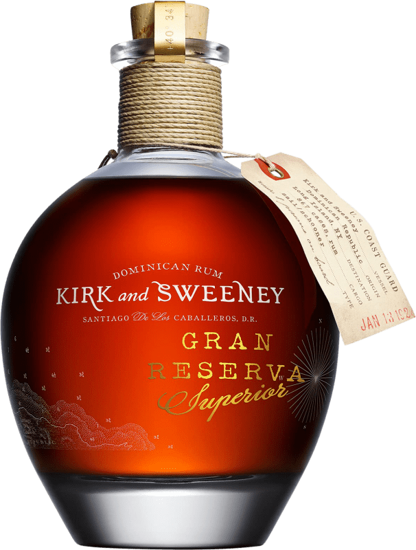 69,95 € Kostenloser Versand | Rum 3 Badge Kirk & Sweeney Superior Große Reserve — Lange Reifung 23 Jahre