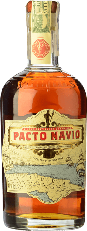 Envoi gratuit | Rhum Pacto Navío Extra Añejo Cuba 70 cl