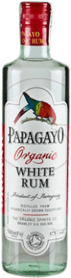 Rhum Papagayo White — Blanc Organic — Biologique 70 cl