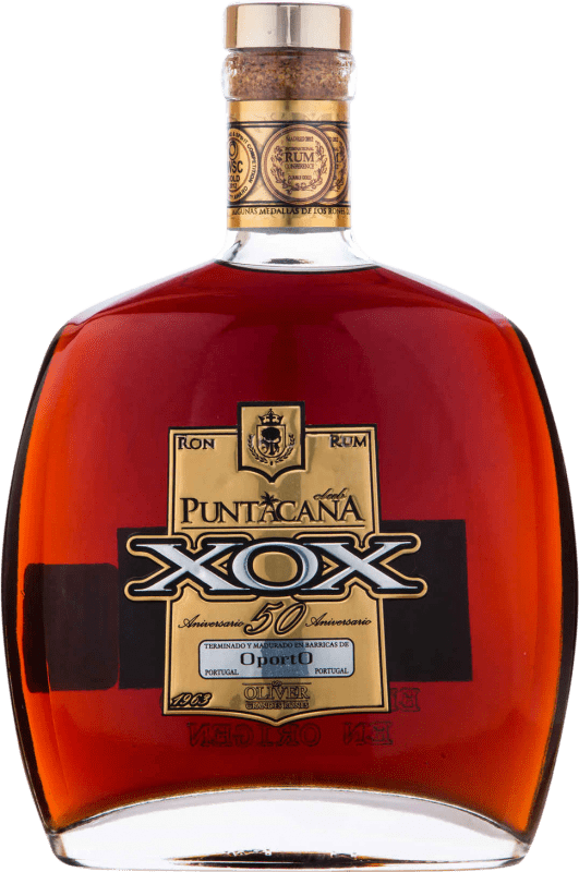 46,95 € | Rhum Puntacana 50th Edición Especial Aniversario — Édition Spéciale Anniversaire XA Extra Añejo — Extra Vieux, XO Extra Old — Très Vieux République Dominicaine 70 cl